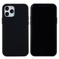 Custodia Silicone Liquido per iPhone 12 Pro Max - Nera