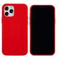 Custodia Silicone Liquido per iPhone 12 Pro Max - Rossa