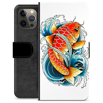 iPhone 12 Pro Max Custodia Portafoglio - Pesce Koi