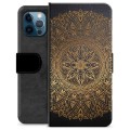 Custodia a Portafoglio Premium per iPhone 12 Pro - Mandala