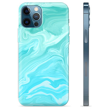 Custodia in TPU per iPhone 12 Pro - Marmo blu