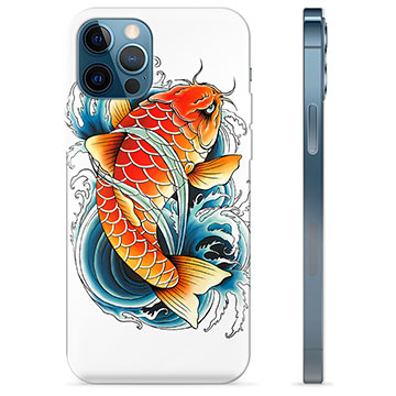 iPhone 12 Pro Custodia TPU - Pesce Koi