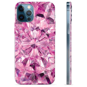 iPhone 12 Pro Custodia TPU - Cristallo rosa