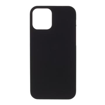 Custodia in Plastica Gommata per iPhone 12 - Nera