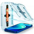 Proteggi Schermo Spigen Glas.tR Ez Fit per iPhone 12/12 Pro - 2 pezzi.