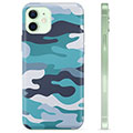 Custodia in TPU per iPhone 12 - Blu Mimetico