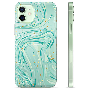 Custodia in TPU per iPhone 12 - Verde Menta