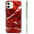 Custodia in TPU per iPhone 12 - Marmo Rosso