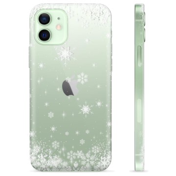 Custodia in TPU per iPhone 12 - Fiocchi di neve