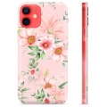 iPhone 12 mini Custodia TPU - Fiori ad Acquerello