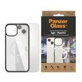 iPhone 13/14/15 PanzerGlass ClearCase Custodia antibatterica MagSafe - Nero / trasparente