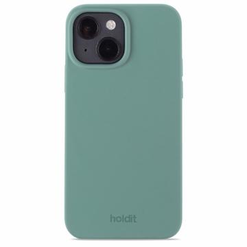 Custodia in silicone per iPhone 13/14 Holdit - Verde muschio