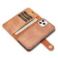 Custodia a Portafoglio Staccabile DG.Ming per iPhone 13 - Marrone