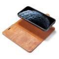 Custodia a Portafoglio Staccabile DG.Ming per iPhone 13 - Marrone