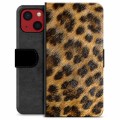 Custodia a Portafoglio Premium Mini per iPhone 13 - Leopardo