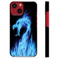 Cover Protettiva Mini per iPhone 13 - Drago di Fuoco Blu