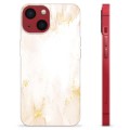 iPhone 13 Mini Custodia TPU - Marmo Perla Dorata