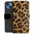 Custodia a Portafoglio Premium per iPhone 13 - Leopardo