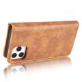 Custodia a Portafoglio Staccabile DG.Ming per iPhone 13 Pro Max - Marrone