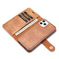Custodia a Portafoglio Staccabile DG.Ming per iPhone 13 Pro Max - Marrone