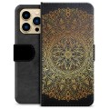 Custodia a Portafoglio Premium per iPhone 13 Pro Max - Mandala