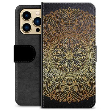 Custodia a Portafoglio Premium per iPhone 13 Pro Max - Mandala