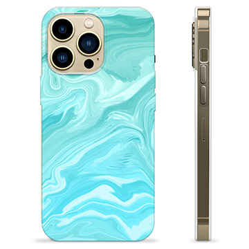 Custodia in TPU per iPhone 13 Pro Max - Marmo blu