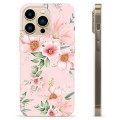 iPhone 13 Pro Max Custodia TPU - Fiori ad Acquerello