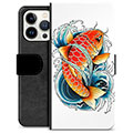 iPhone 13 Pro Custodia Portafoglio - Pesce Koi