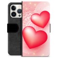 Custodia a Portafoglio Premium per iPhone 13 Pro - Amore