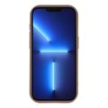 Custodia elegante in TPU antiurto per iPhone 13 Pro con bordi rialzati - Marrone / Grande fiocco