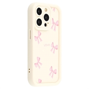Custodia elegante in TPU antiurto per iPhone 13 Pro con bordi rialzati - Bianca / Arco