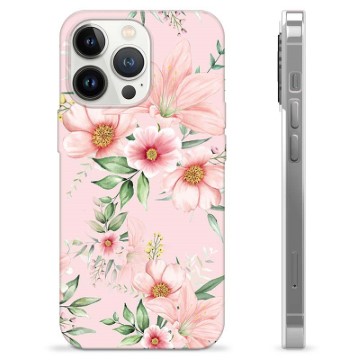 iPhone 13 Pro Custodia TPU - Fiori ad Acquerello