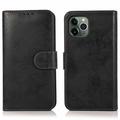 Custodia a portafoglio 2 in 1 in stile vintage per iPhone 13 Pro con coperchio rimovibile