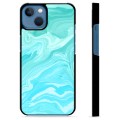 Cover protettiva per iPhone 13 - Marmo blu