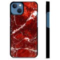 Cover protettiva per iPhone 13 - Marmo rosso