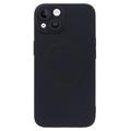 Cover in silicone per iPhone 13 con protezione per la fotocamera - Compatibile con MagSafe - Nero