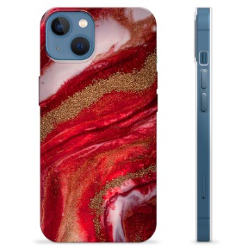 iPhone 13 Custodia TPU - Rubino Dorato