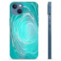 iPhone 13 Custodia TPU - Vortice Turchese