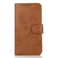 Custodia a portafoglio 2 in 1 in stile vintage per iPhone 13 con coperchio rimovibile
