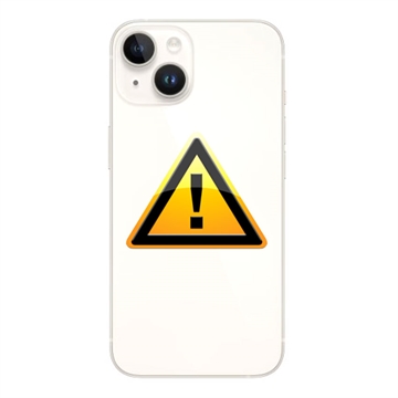 Riparazione del coperchio della batteria dell\'iPhone 14 - incl. telaio - Luce delle stelle