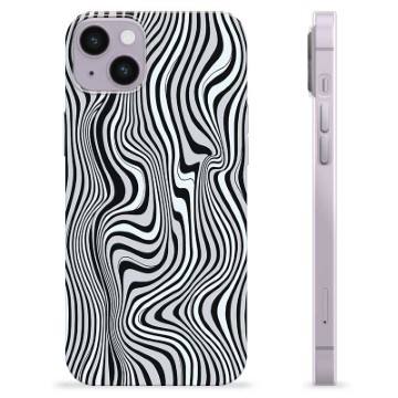 iPhone 14 Plus Custodia TPU - Zebra Ipnotica