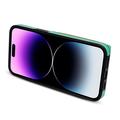 Custodia iPhone 14 Pro Max Tutto in uno con portafoglio e cinturino - Menta