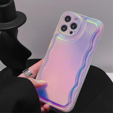 iPhone 14 Pro Max Radiant Wavy Laser Aurora Case