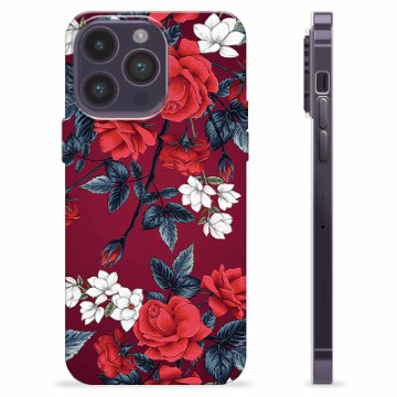 iPhone 14 Pro Max Custodia TPU - Fiori Vintage