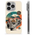 iPhone 14 Pro Custodia TPU - Collage Astratto