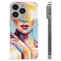 iPhone 14 Pro Custodia TPU - Ritratto Astratto