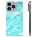 iPhone 14 Pro Custodia TPU - Marmo Blu