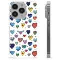 iPhone 14 Pro Custodia TPU - Cuori