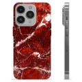 iPhone 14 Pro Custodia TPU - Marmo Rosso